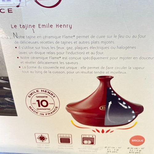 Tagine burgundy emile - emile, henry